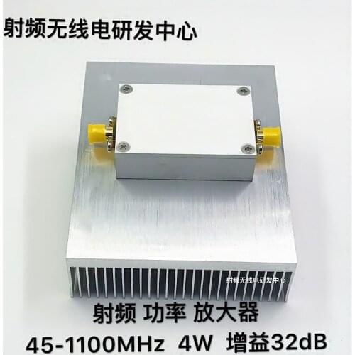 RF Power Amplifier 45-1100mhz 4W Gain 32dB