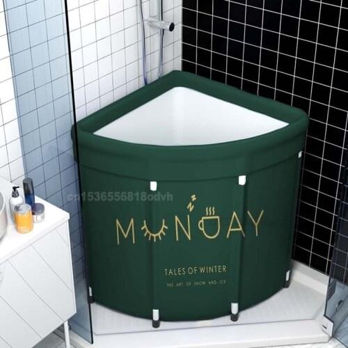 72cm Fan-shaped Bathing Barrel Adult Folding Heating Bathing Barrel Household Bidet Full Body Bathtub Bathtub Adult Artifact