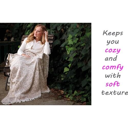 Türk Boho Atma Battaniye Kanepe Kanepe Yatak Çiftlik Evi Püsküllü Hafif Hafif Hardal Dekoratif Renkli Desenli Büyük Boy Kadın Ka