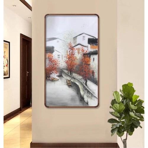 100% Hand Painted Modern Chinese Landscape Oil Painting on Canvas Abstract Canvas Painting Wall art Picture for Home Decoration
