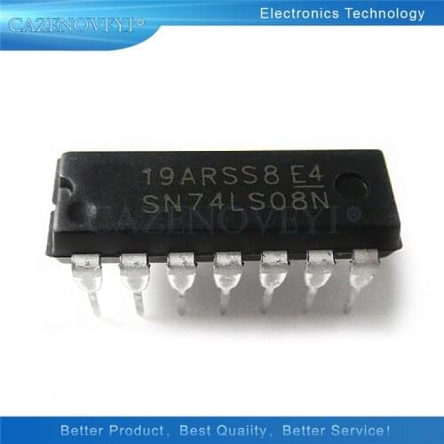 100pcs/lot SN74LS08N HD74LS08P 74LS08 DIP-14 In Stock