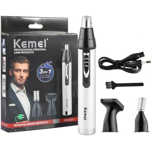 3 in1 Electric Nose Ear Trimmer For Men Shaver Rechargeable Hair Removal Eyebrow Trimer Safety Product Shaving Machine Face Care