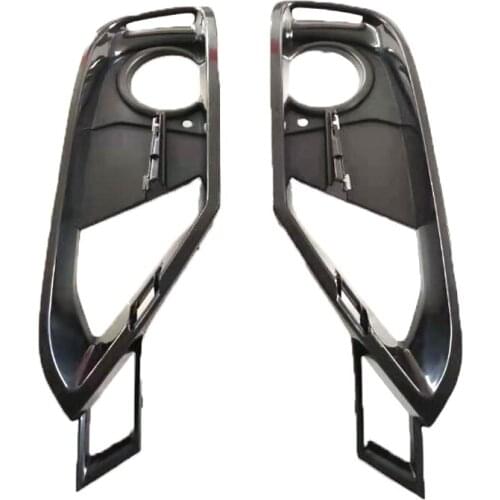 NEW 2 Open 51117300739 51117300740 Grid Front Bumper Fog Light Grille 2 Chrom Trim Fit for BMW 3 Series F30/F31 2012-2015