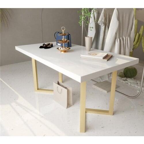 Solid wood display table, clothing store display rack, floor bag rack, water table, Taichung Island display table, rectangular