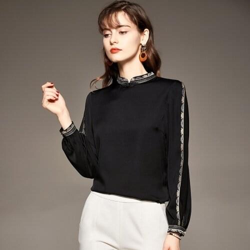 Блузки с вышивкой Eesswel China At AliExpress