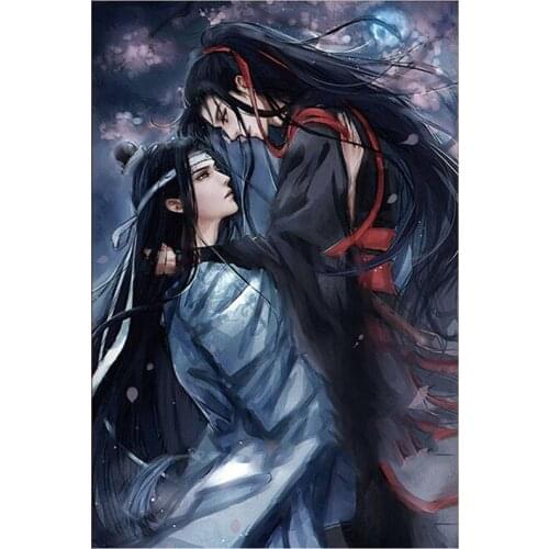 Mo Dao Zu Shi Figure Wei Wuxian Anime Diamond Painting Cross Stitch Mosaic 5D Diy Full Square Drill Resin Home Decor XN1123