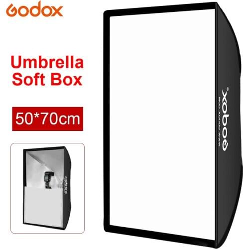 Godox 50cm*70cm / 20"x28" Rectangular Umbrella Softbox With Bowens Mount Speedring For Speedlite Photo Strobe Studio
