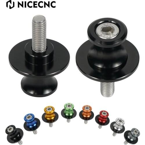 H2CNC 6mm CNC Swing Arm Spools & Screws Swingarm For Yamaha FZ1 MT-01 MT01 MT-03 MT03 MT 01 03