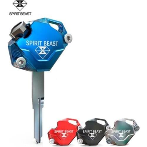SPIRIT BEAST Motorcycle Key Decoration Key Cover Scooter Aluminum Alloy Key Fixture Moto