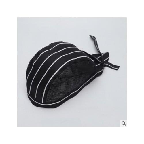 Kitchen Mesh Adjustable Cap Popular Pleated Chefs Catering Hat Cook Food Prep