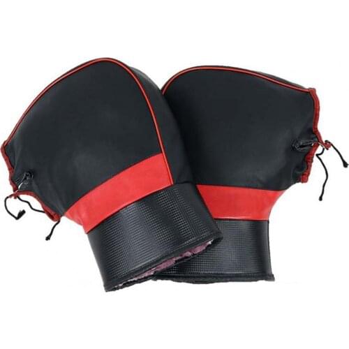 Motorcycle Handlebar Mitt Oxford Cloth Reflective Thermal Cover Warmer for Winter Riding Motorcycle Accessories
