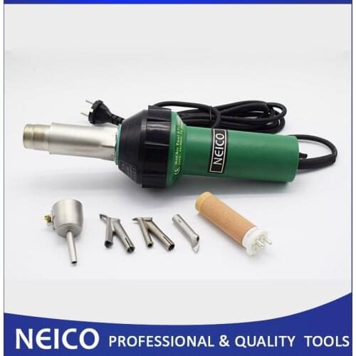 Free Shipping,1600W Hot Air Gun For Plastic Vinyl Floor Welding, Heat Gun With Nozzles For Fabrication And Car Bumpers Repairing