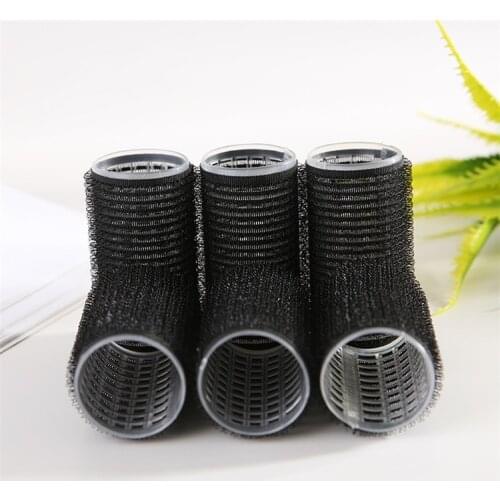 Hair curler Plasitc hair Scrunchies Lazy self-adhesive hair curler random color bangs styling hairdressing girl hair accessories