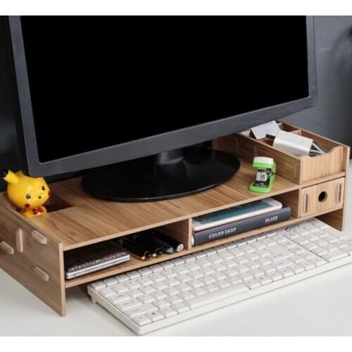 Desktop Computer Riser Stand TV LCD Screen Monitor Mount Display Desk Organizer Monitor Holder Bracket Accessories