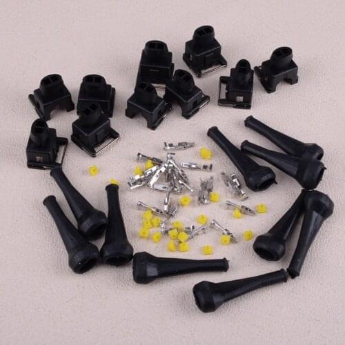 10 Set EV1 Fuel Injector Connectors For Many Universal Cars Plug