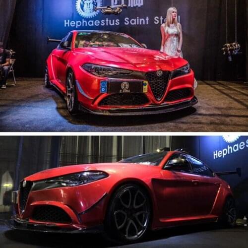 Suitable for Alfa Romeo Wide Body Surround the Front Side Skirt and Back Lip of Carbon Fiber