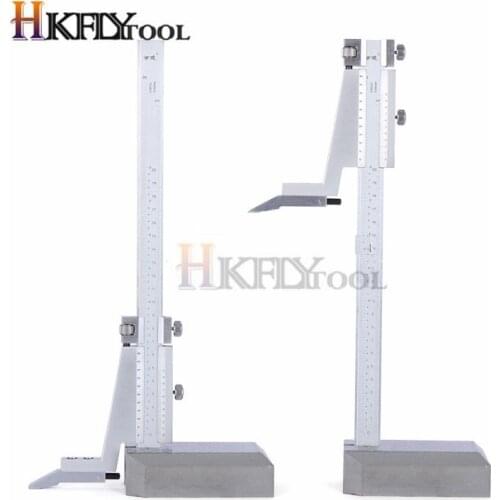 Height Vernier Calipers 0-300mm Stainless Steel Vernier Height Gauge with Stand Measure Ruler Tools