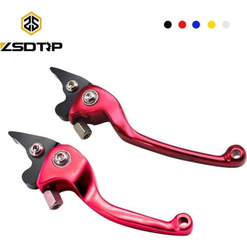 ZSDTRP CNC ASV F3 Short & Long Brake Lever Foldable For Honda Yamaha Kawasaki Suzuki CR CRF YZF WRF KX KXF