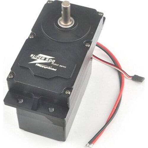 SUPER500 High Torque Metal Servo 500kg.cm 0.5S/60 Degree BEC 5V CNC 1-2MS for DIY Large Robot Arm Parts AI equipment