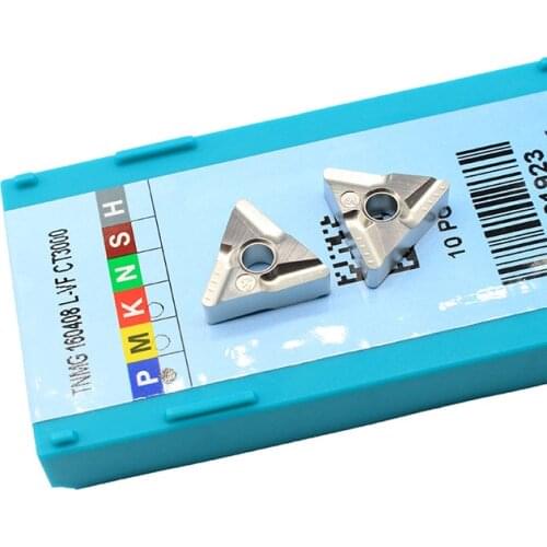 TNMG160408 L VF CT3000 10PCS External Turning Tools Cermet Grade Carbide Insert Lathe Cutter Tool Tokarnyy Turning Insert