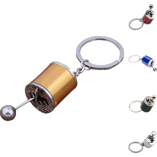 Creative Auto Parts Model 6-speed Gearbox Transmission Keychain Keyring Ring