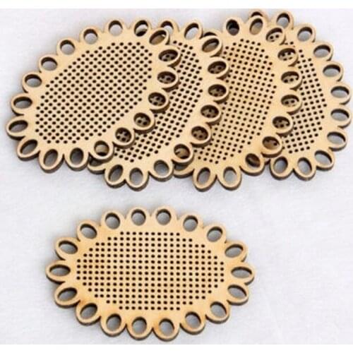 Cross stitch blanks laser cut wood ornament DIY