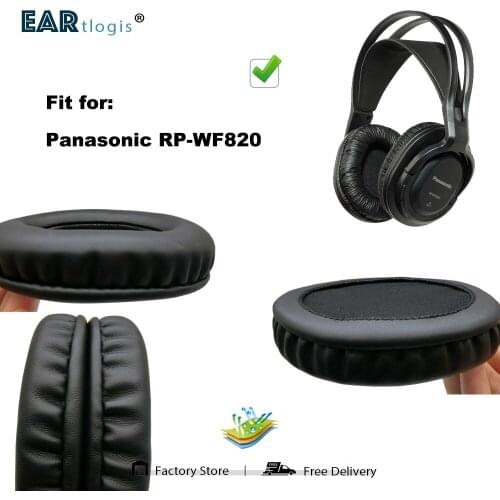 Replacement Ear Pads for Panasonic RP-WF820 RP WF-820 Headset Parts Leather Cushion Velvet Earmuff Earphone Sleeve Cover