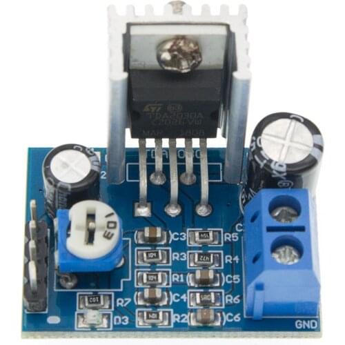 1Pcs Audio Amplifier Board Module TDA2030 TDA2030A 6-12V 18W Single Amp Power Supply