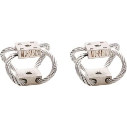 2PCS ALJ-845120 Shock Absorber Damper Load 2.3-4.5KG Gimbal Steel Wire Rope Isolator for RC UAV Drone Photography Machine Camera