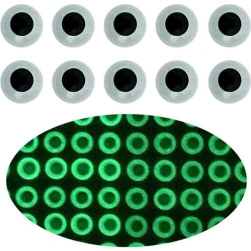 NEW 300Pcs 3D Emulational Fishing Lure Fish Eyes Self Adhesive Luminous DIY Crafts dropshipping