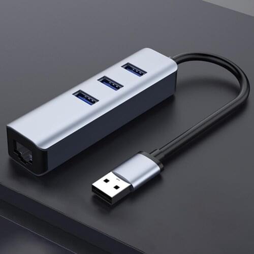 3 Ports USB 3.0 HUB to Rj45 Lan Network Card Gigabit Ethernet Adapter for Macbook Mac Desktop Laptop Accessories