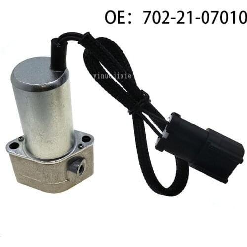 Excavator accessories suitable for Komatsu PC200-6/220-6/6D102 hydraulic pump main pump solenoid valve 702-21-07010