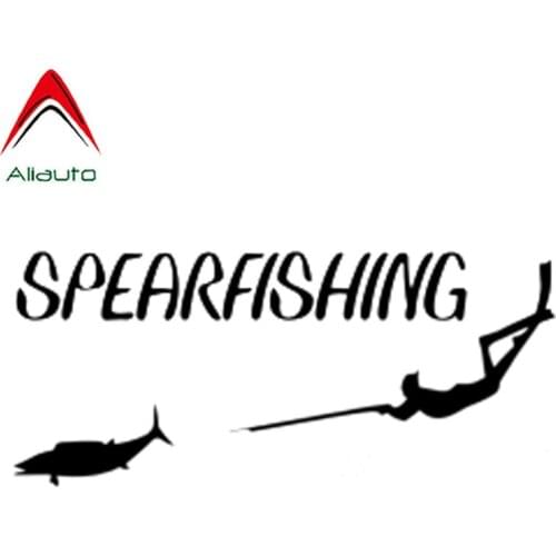 Aliauto Sun Creen Car Sticker Sperfishing Freediving Spearfish Decor Vinyl Accessories PVC Decal for Nissan Qashqai J10,12cm*5cm