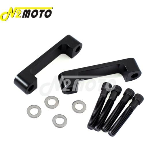 Aluminum Motorcycle Black Front Fender Mounting Bracket For Harley Electra Glide Road King Street Glide FLTR FLHR FLHT 1996-2013
