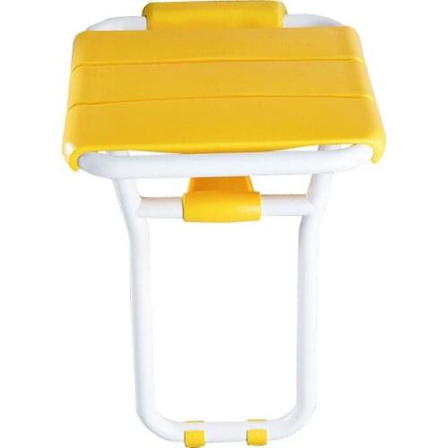 Safety bathroom folding seat, elderly bath chair with legs, folding chair, shower wall stool, shoe changing stool
