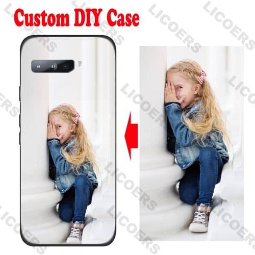 Custom Case for Asus Zenfone 7 ZS670KS ROG 5 3 2 Phone Cases DIY Photo Picture Letters Soft Silicon Shockproof Back Cover Funda