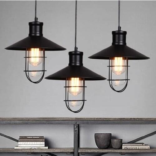Rustic Pendant Light Industrial Pendant Lights Vintage led Pendant lamps Hanging Lamps Warehouse Retro Hang Lamp Light for Bar