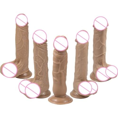 Five Brown Dildo Dilatador Penis Anal Consolador Gode Strapon Lesbian Dicks Sexshop Adult Sex Toy Erotic Jouet Sexuel Godemichet