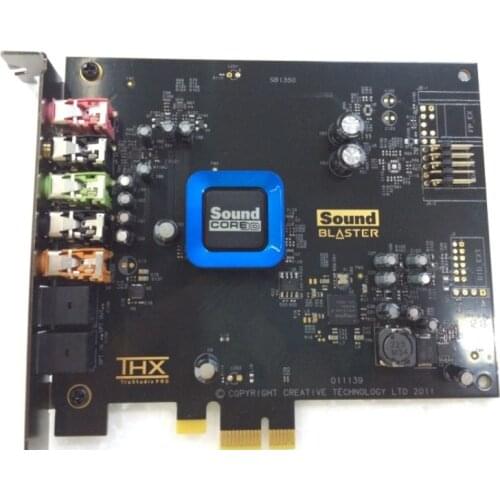 Used,For Creative 5.1 Fiber Recon3D sound card SB1350 quad-core ultra(HIFI)