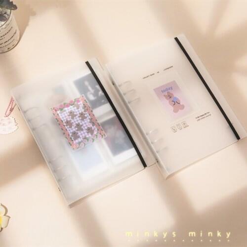 MINKYS New Arrival A5 Binder Storage Collect Book & Photo Organizer Journal Diary Agenda Planner Bullet Cover School Stationery