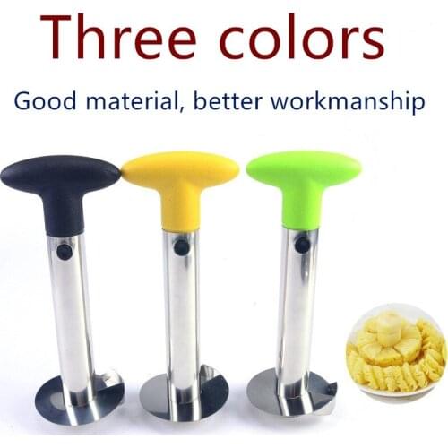 Stainless Steel Pineapple Peeler Cutter Pineapple Slicer Peel Core Seed Remover Fruit Vegetable Knife Kitchen Tools Gadgets