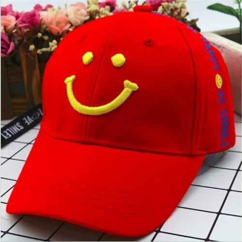 Lovely Smile Baby Cap Kids Flat Hat Adjustable Baseball Cap Baby Girl Boy Sun Hat