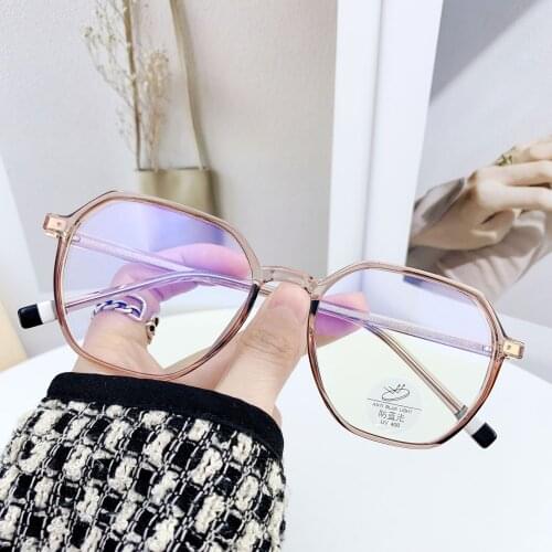 Eyeglasses TR90 Ultralight Women Man Transparent Glasses Blue Light Filter Computer Screen Fashion Spectacle Frames SM1361