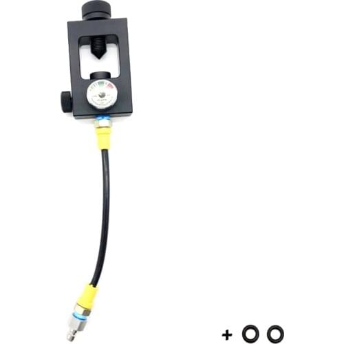 PCP Paintball SCBA Adapter Dust Black 3000psi With Luminous Gauge 10inch/23cm/32cm/60cm