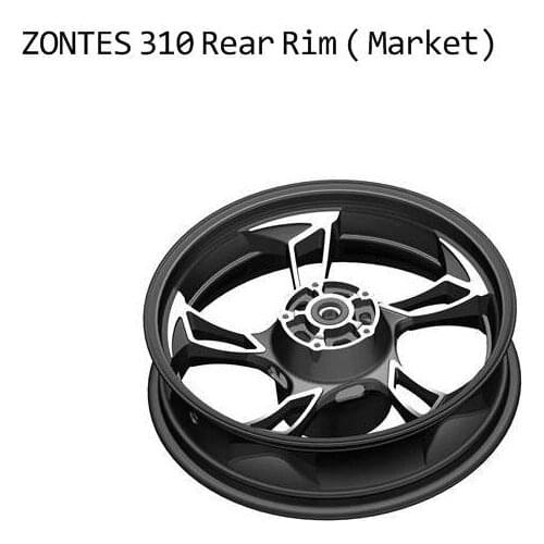 Motorcycle Front and Rear Steel Ring Front Wheel Hub Aluminum for Zontes Zt310-x1-x2-r1-r2-v-t-t1-t2