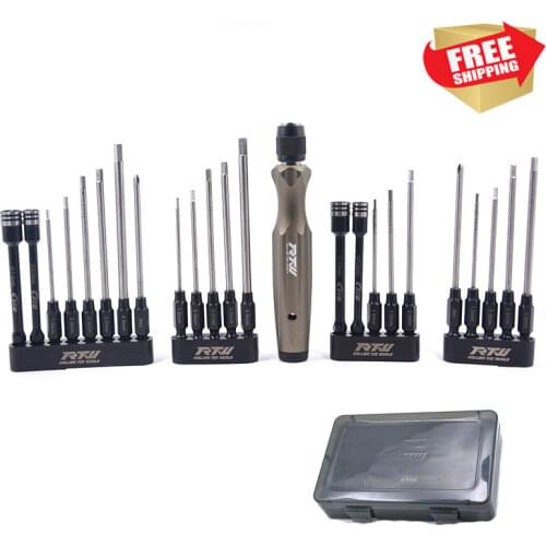 RC radio control car boat drone Hexagon socket screwdriver socket tool set Storage Box option upgrade parts