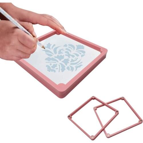 Cookie Stencil Fixing Frames DIY Mold Sugar Cookies Baking Magnetic Cookie Stencil Holder Random Color