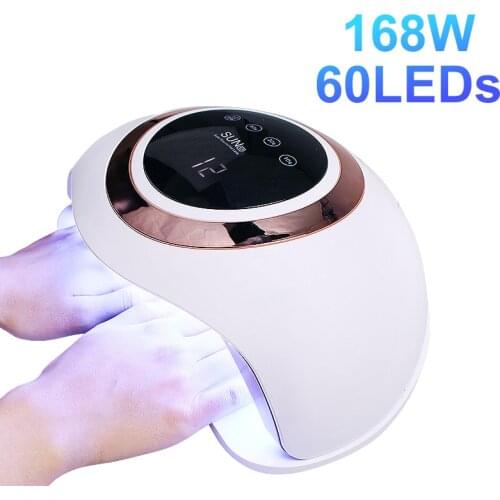 High Power Uv Led Lamp For Curing All Gel Nail Polish With Motion Sensing Manicure Pedicure Salon Tool Nail Dryer Machine