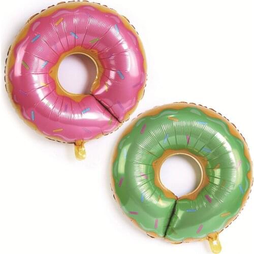 Party balloon birthday donut shape balloon floating air ball summer party birthday decoration arrangement balloon