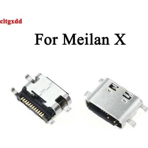 1Pcs Micro mini USB Connector For Meilan X Charging Port Socket Dock Plug Jack 12pin Replacement Repair Parts Female Charger